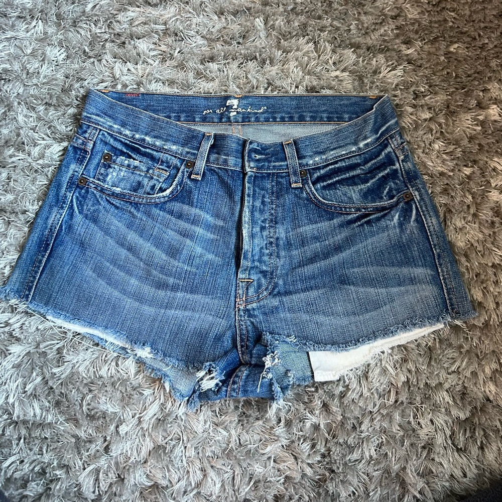 7 for all mankind Jean shorts